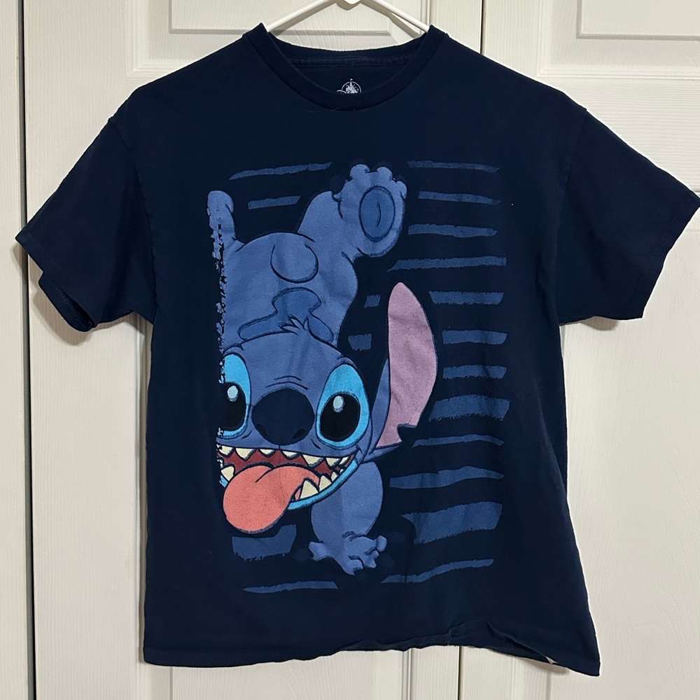 Disney Navy Blue Kids Stitch tee shirt